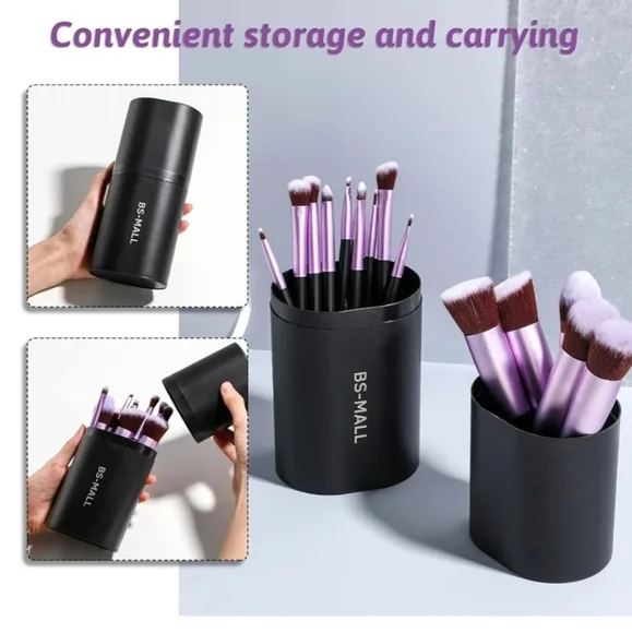 BS-MALL  14 pc makeup brush Professional gift set NEW - Picture 3 of 4